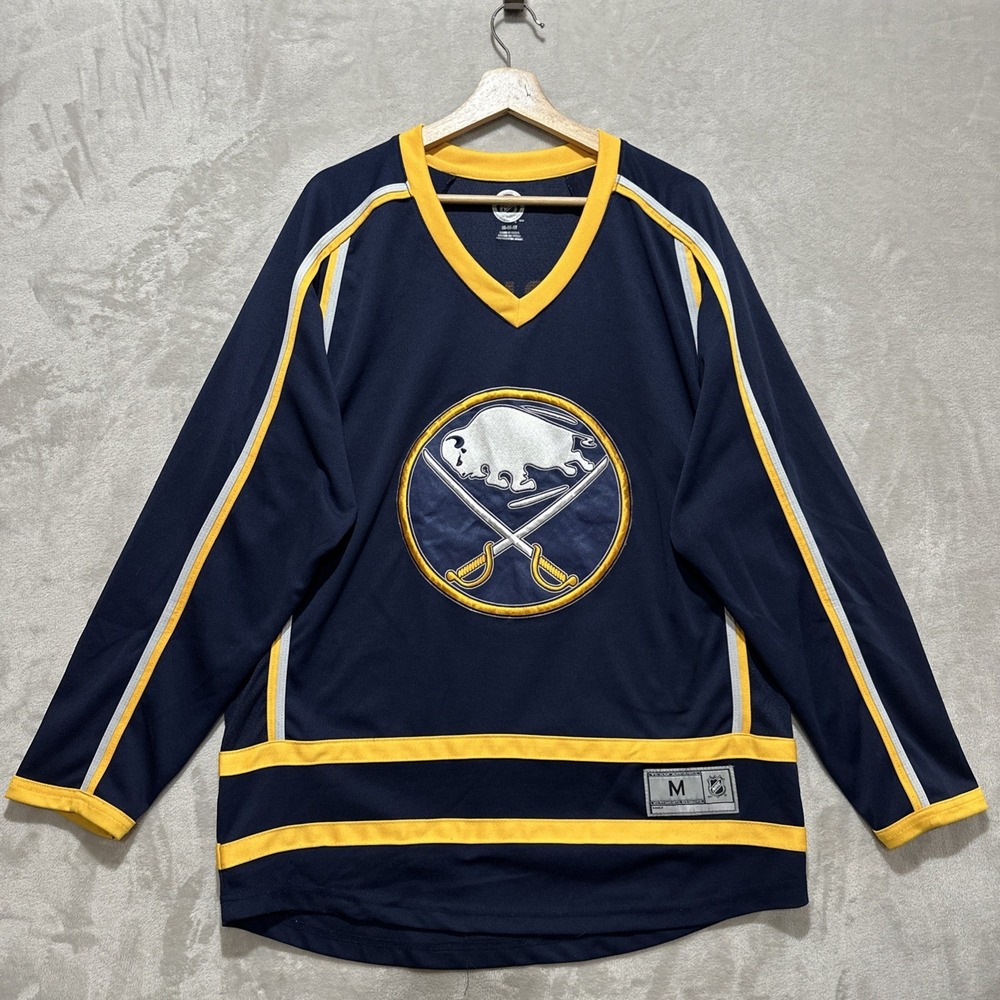 NHL Team Apparel Buffalo Sabres Hockey Jack Eichel #15 Jersey Men's Size M Blue